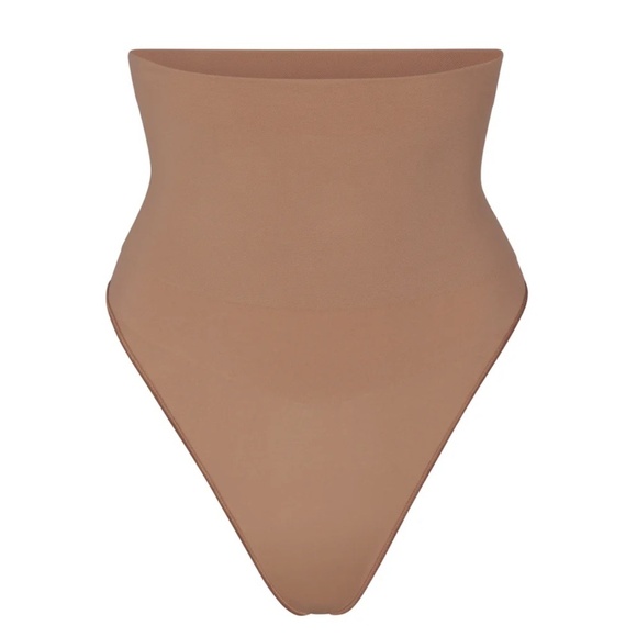 NEW SKIMS Sculpting Seamless HIGH-WAISTED THONG Sienna Size S - Picture 1 of 4